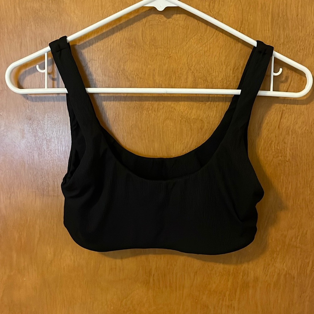 Black bathing suit top